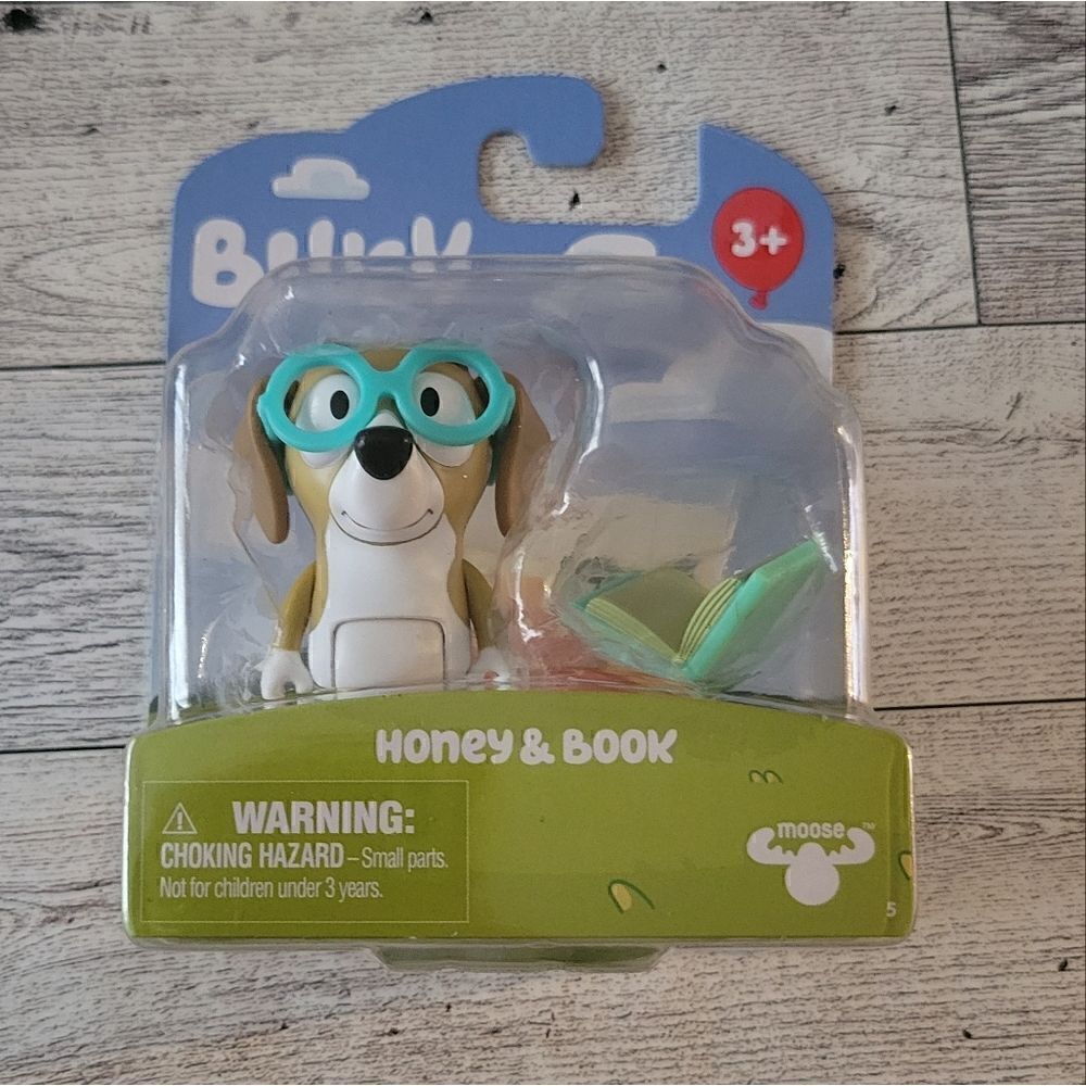 Bluey Figures - Honey with Book